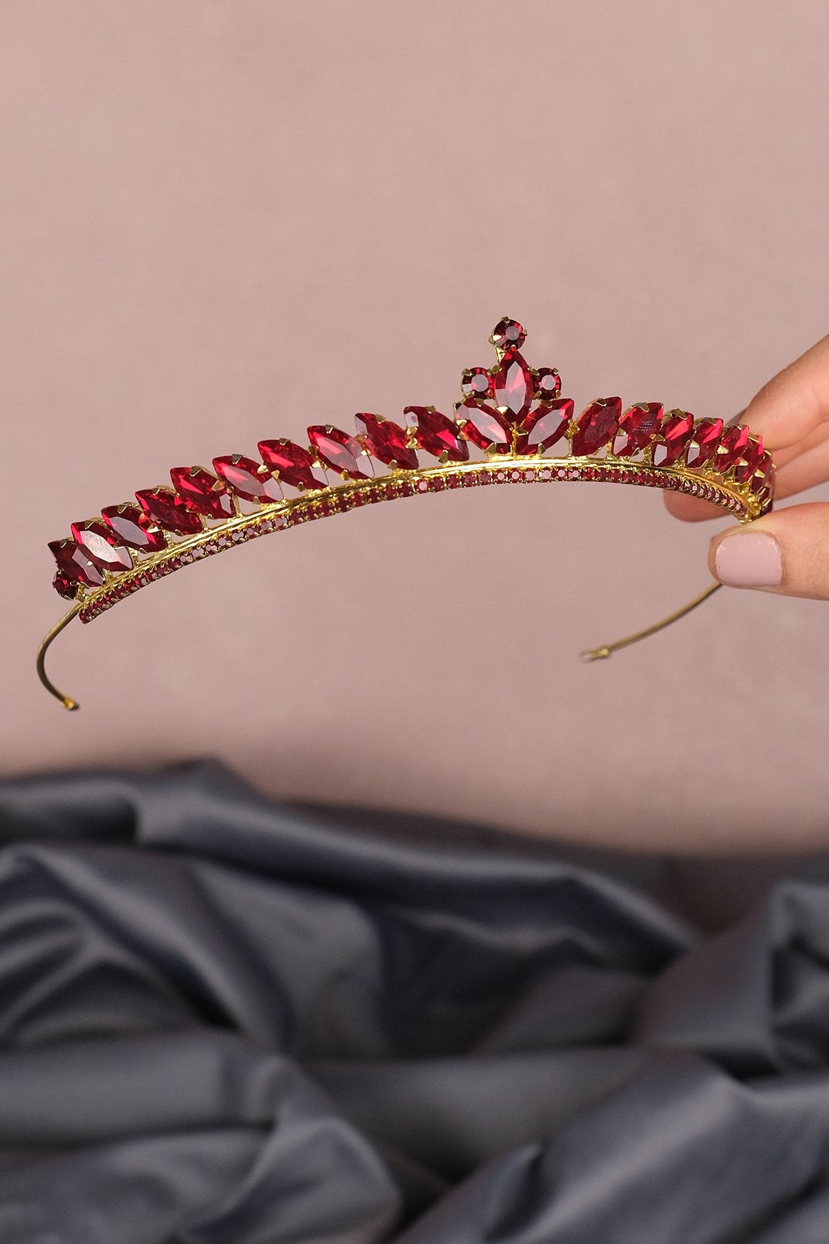 Bride Aksesuar Dünyası Coroana De Mireasa Henna Cu Piatra Mekik Speciala Pentru Cei Mai Frumoși Mireși – Coroană – Coroană – Coroană Femeie - Single