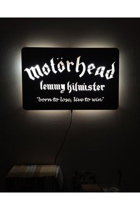 Motörhead Lemmy Kilmister Led Işıklı Tablo FRV9152