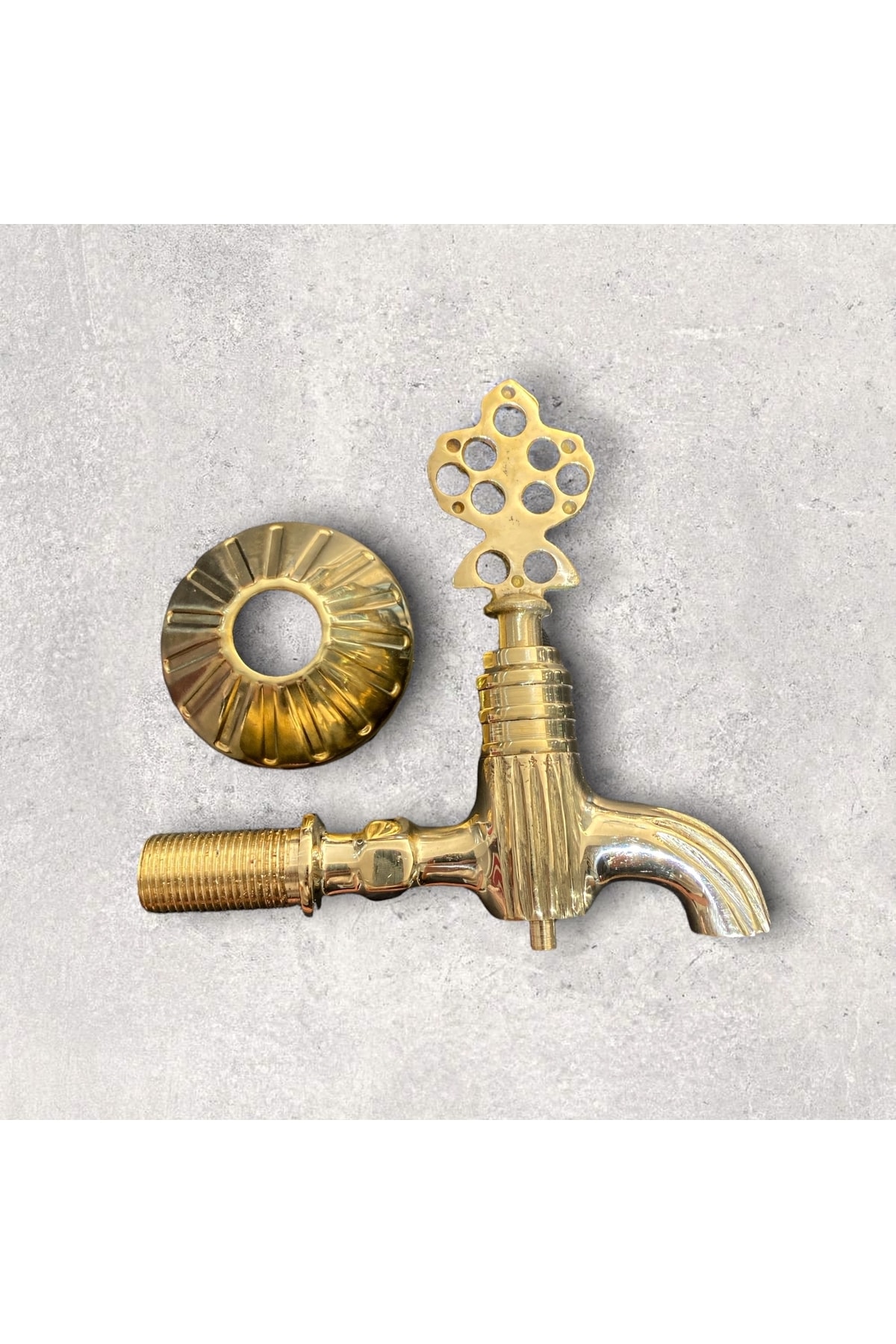 Antik Gold Osmanlı Kurna Musluğu Eskitme Hamam Musluğu Altın Hamam Musluğu 2