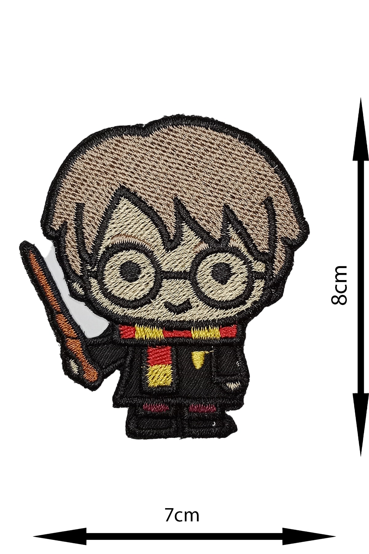 REMSATİC Ütü Ile Yapışan Arma - Patch - Harry Potter Modeli (8CM X 7CM)