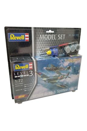 Revell Combat Set Bf109 G-10 & Spitfire Mk.v Model Seti 63710 P85479S9074