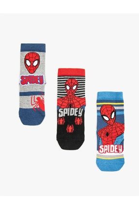 3'lü Soket Çorap Spiderman Lisanslı 3WKB80002AA