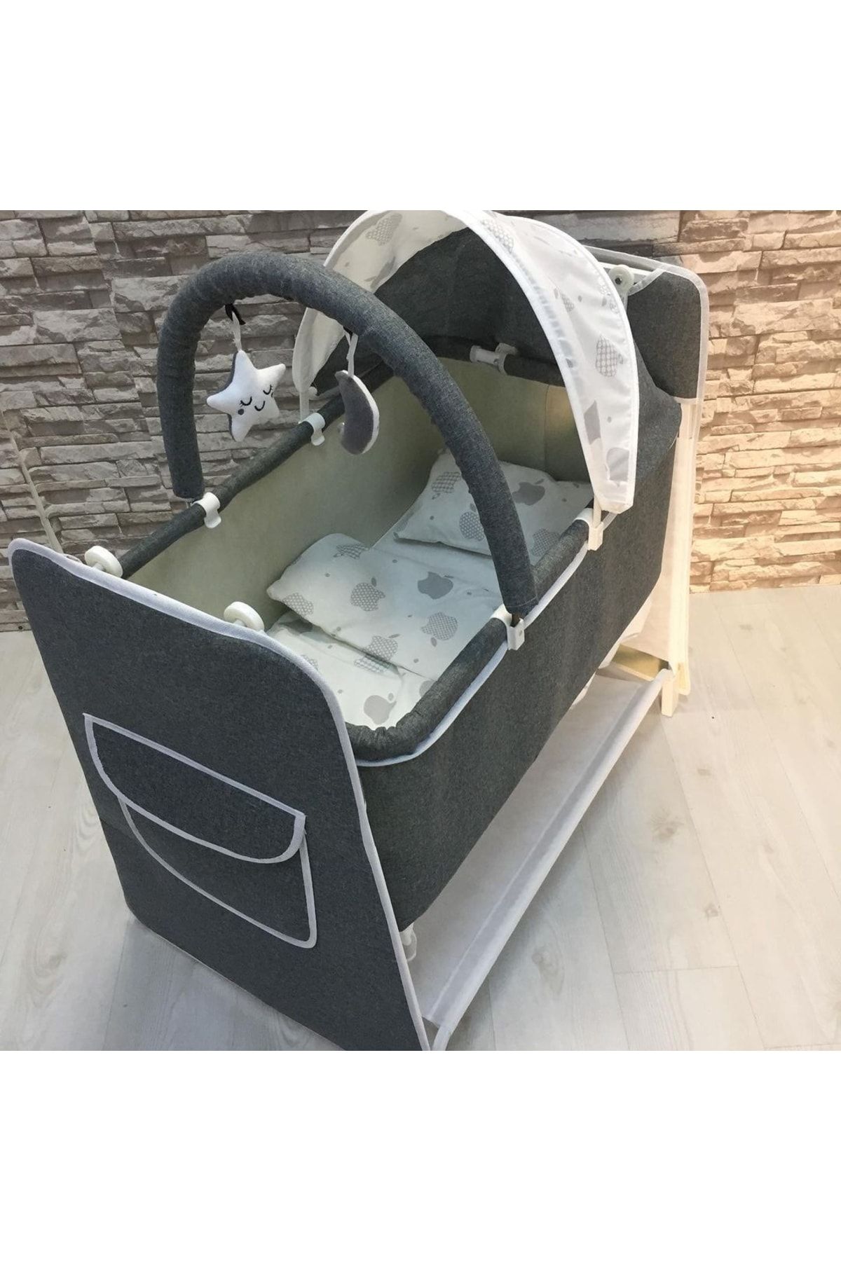 almirakids Almira Kids Bebek Çeyiz Seti 12 Parça Çift Yön Bebek Arabası Mama Sandalyesi Puset Küvet Takımı SN12000