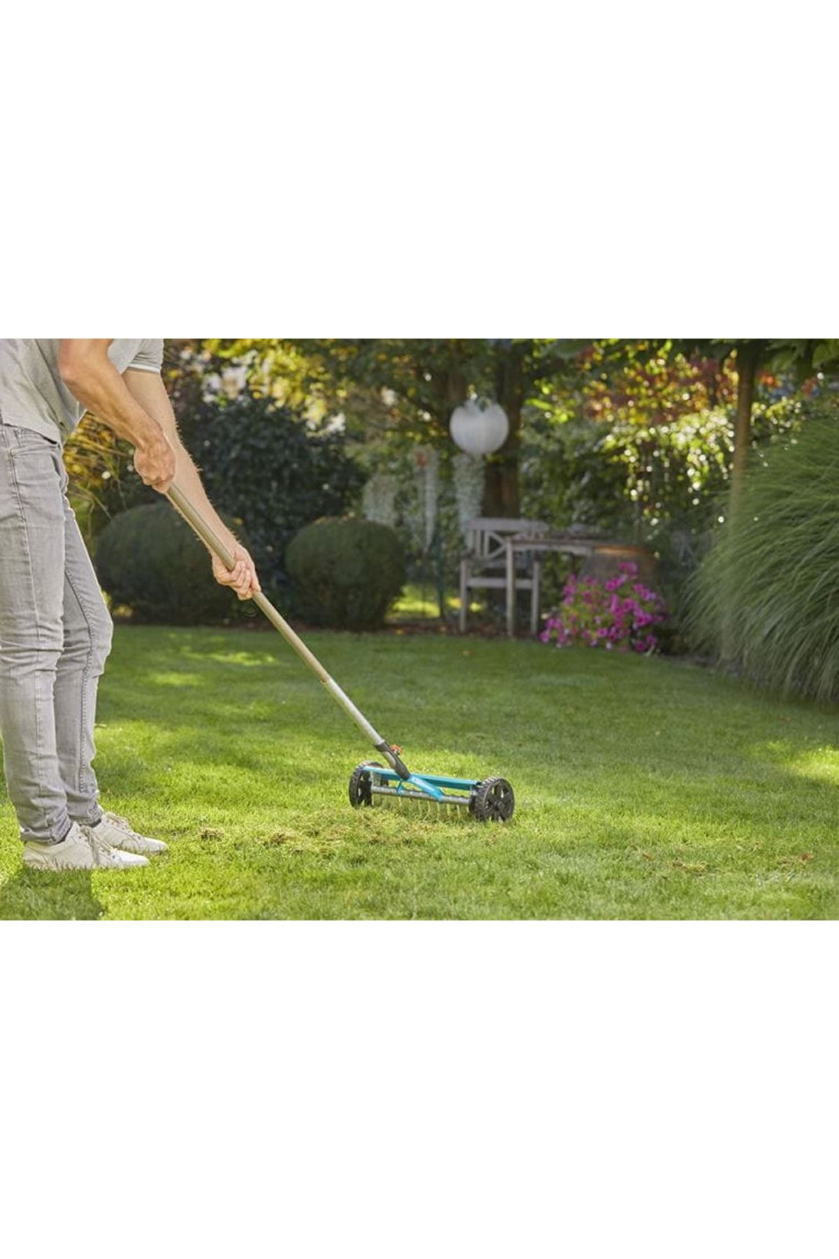 Gardena-3395 Vertical Cutter Lawn Ventilation Rake Without Handle 3