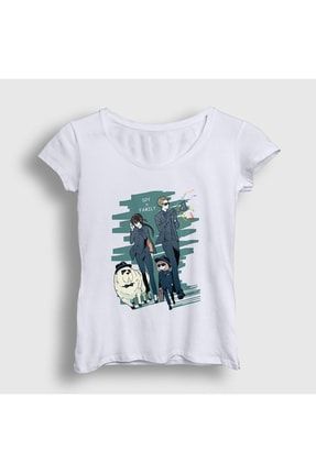 Kadın Beyaz All Anime Spy X Family T-shirt 316889tt