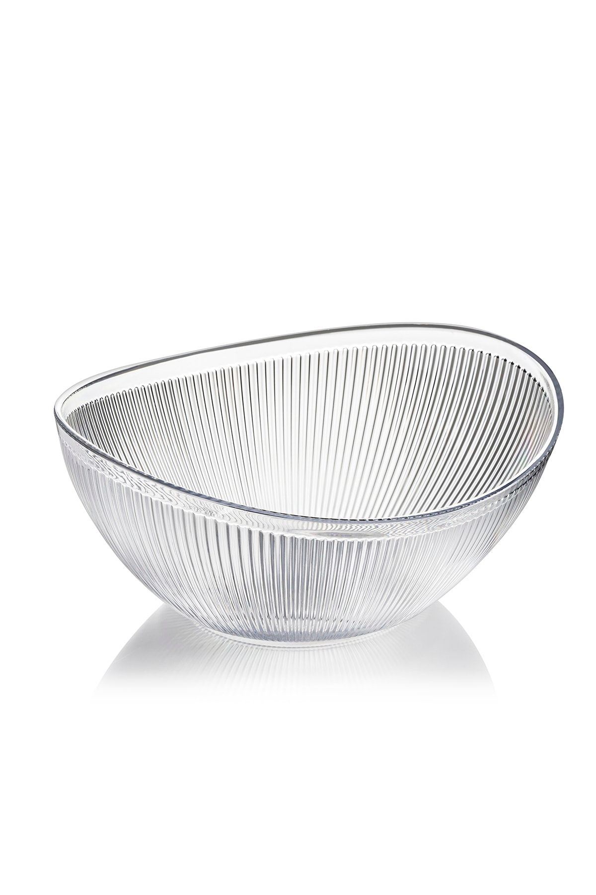 ultraform-Medium Clear Borak Square Salad Bowl 1