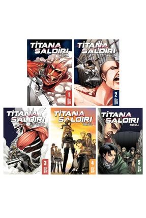 Titana Saldırı 1-2-3-4-5. Ciltler Manga Seti - Hajime Isayama gençkitap17289361827361823