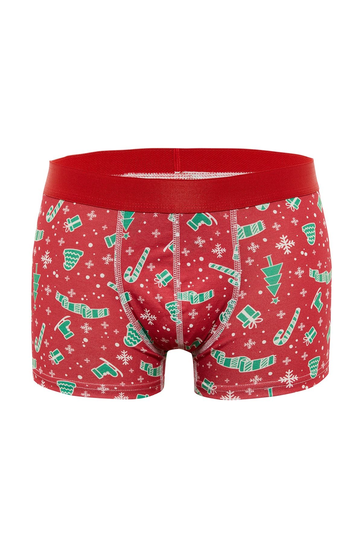 Trendyol Collection-3-częściowy kolorowy, jednolity zestaw bokserek - Tmnaw22Bx0040 5