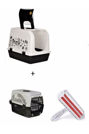Maxi Kedi Tuvaleti Ve Taşıma Kabı ( Evcil Hayvan Tüy Temizleyici ) Maxi , Taşıma Kabı, Tüy Temizleme Rulosu