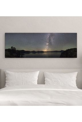 Gift Yatak Odası Konseptli Panorama Kanvas Tablo 100x35cm-15 Bitmeyen97726