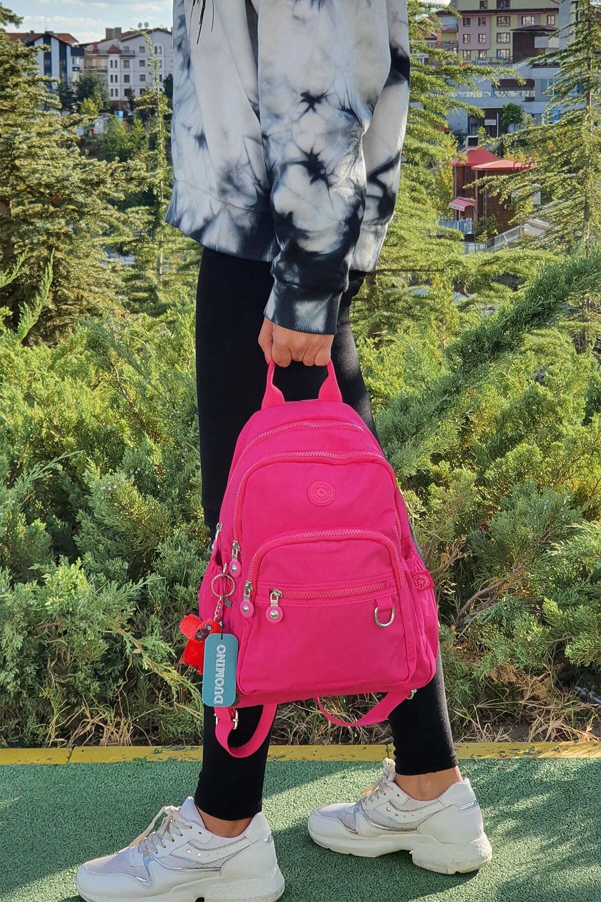 کوله پشتی زنانه صورتی NEMO GROUP | nemobags252klinkırfcmegastoregroup اورجینال - تصویر 5