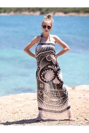 Plaj Giyim Pareo Elbise Günlük Yazlık Giyim Beach Wear PLJPAREOELBİSE0002