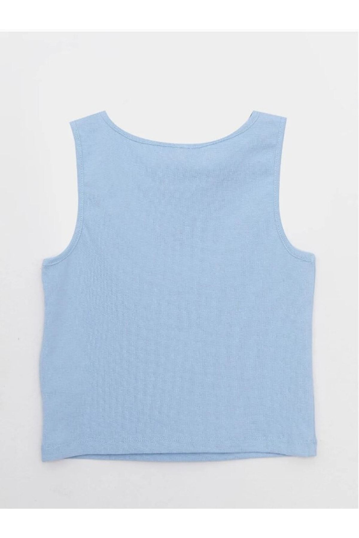 LC Waikiki-Bavlněné dívčí tílko Crew Neck Basic 2