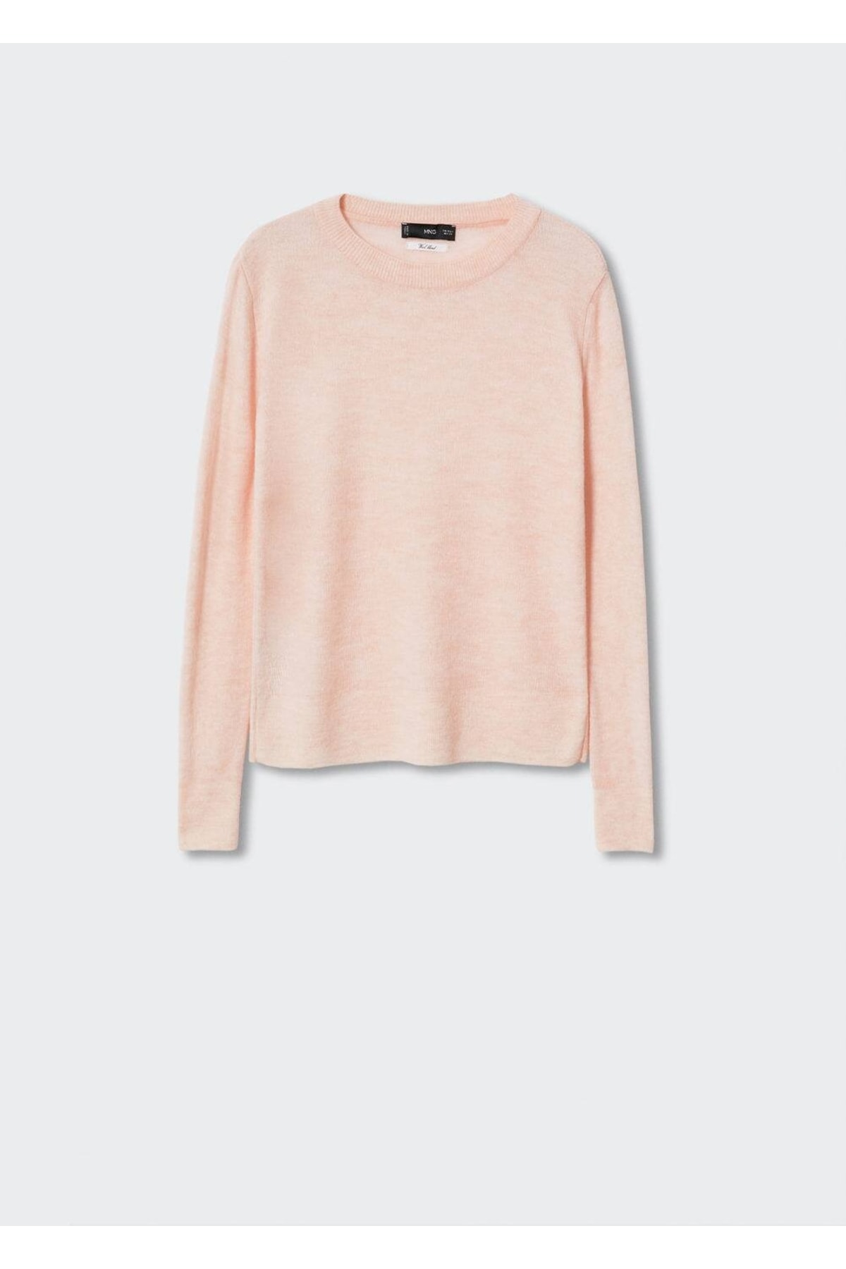 بافت و پلیور زنانه صورتی منگوMANGO | 37013853 اورجینال - تصویر 3