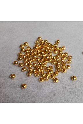 Gold Kaplama Metalize Basık Kolye,bileklik,halhal Ara Aparatı 25gr 5mm No.5 Dyc0001527464