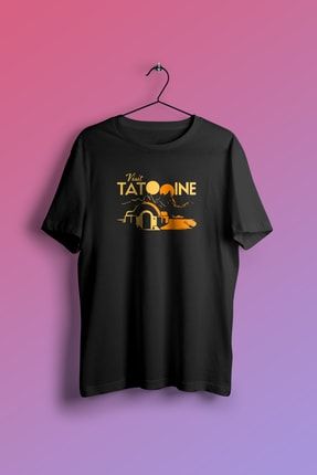 Star Wars Visit Tatooine Baskılı Unisex Tişört TCO202104333