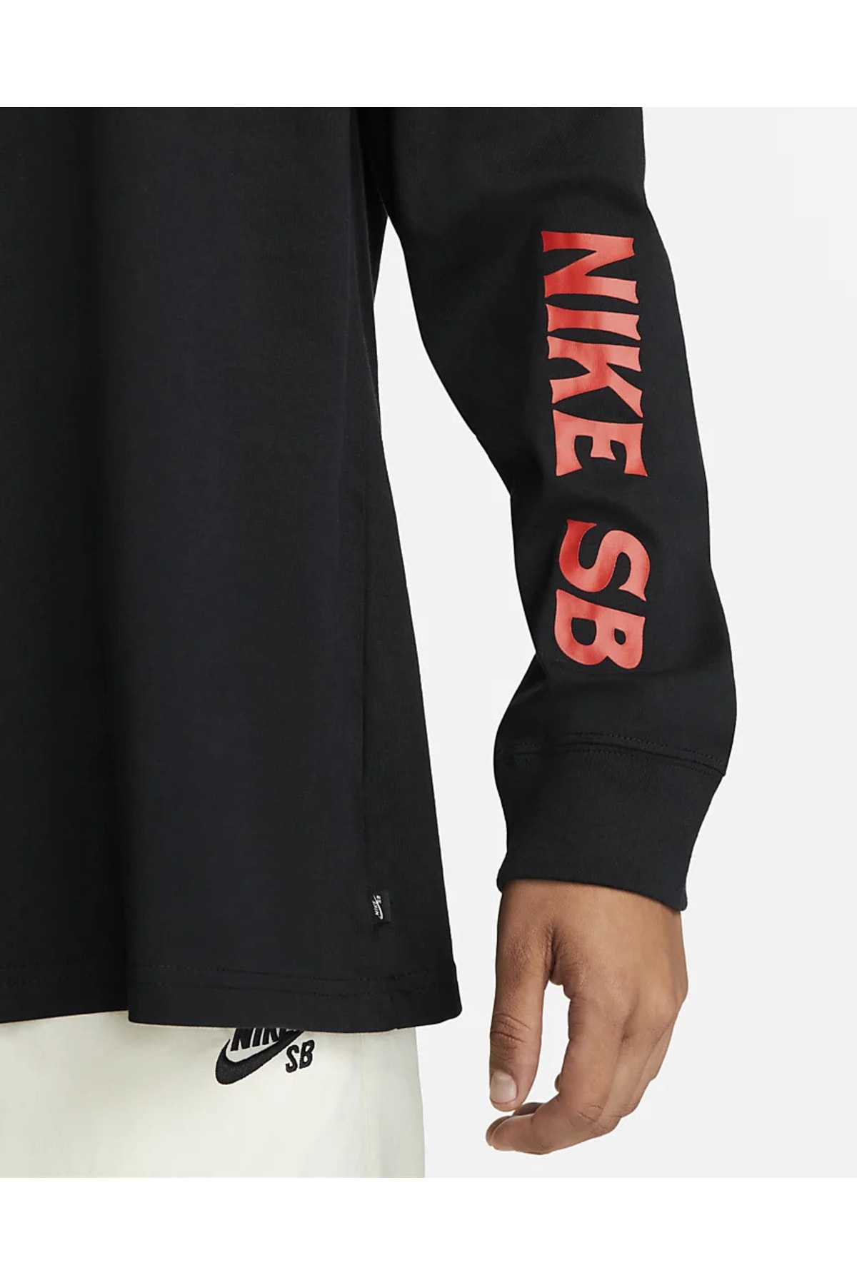 سویشرت اسپرت نایکی مردانه پارچه مشکی اسپرت طرح دار راحت    میانه Daily/روزانه | Nike DM2257-010 - تصویر 4