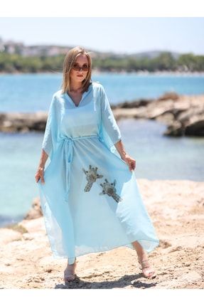 Plaj Giyim Elbise Transparan Yazlık Giyim Beach Wear TRNSPRNMAVİZURF
