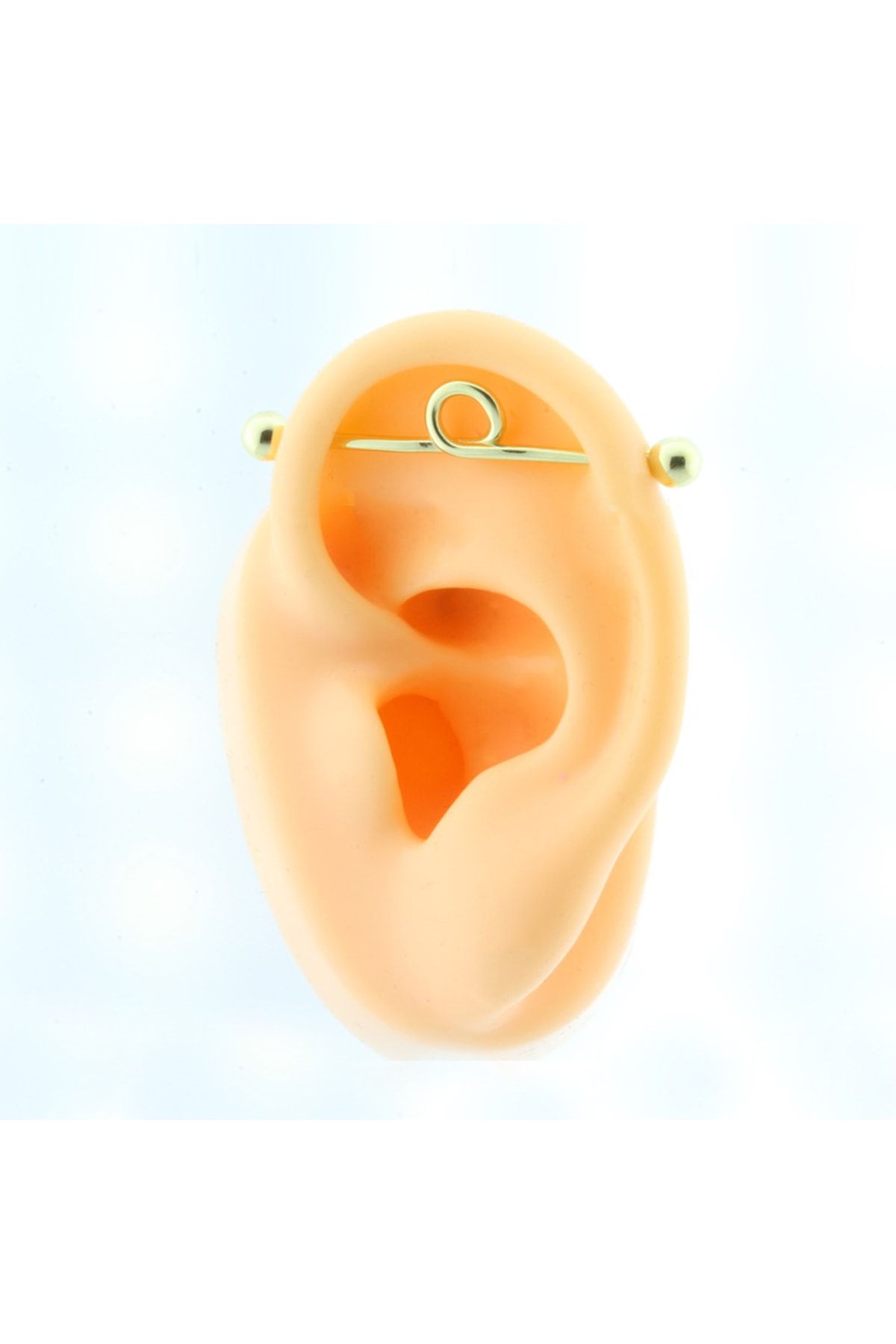 Dianora Piercing-Spiral Rose Gold Bridge Piercing 2
