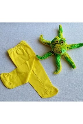 Unisex Sarı Patikli Tek Alt Pantolon Pijama Altı 03AltTlm