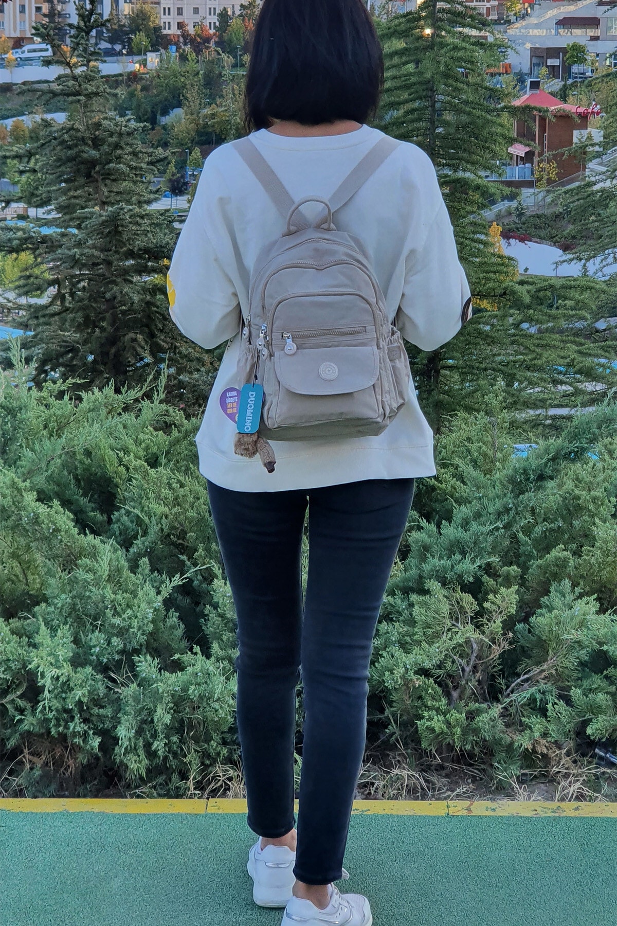 کوله پشتی زنانه بژ NEMO BAGS | nemobags255 اورجینال - تصویر 3