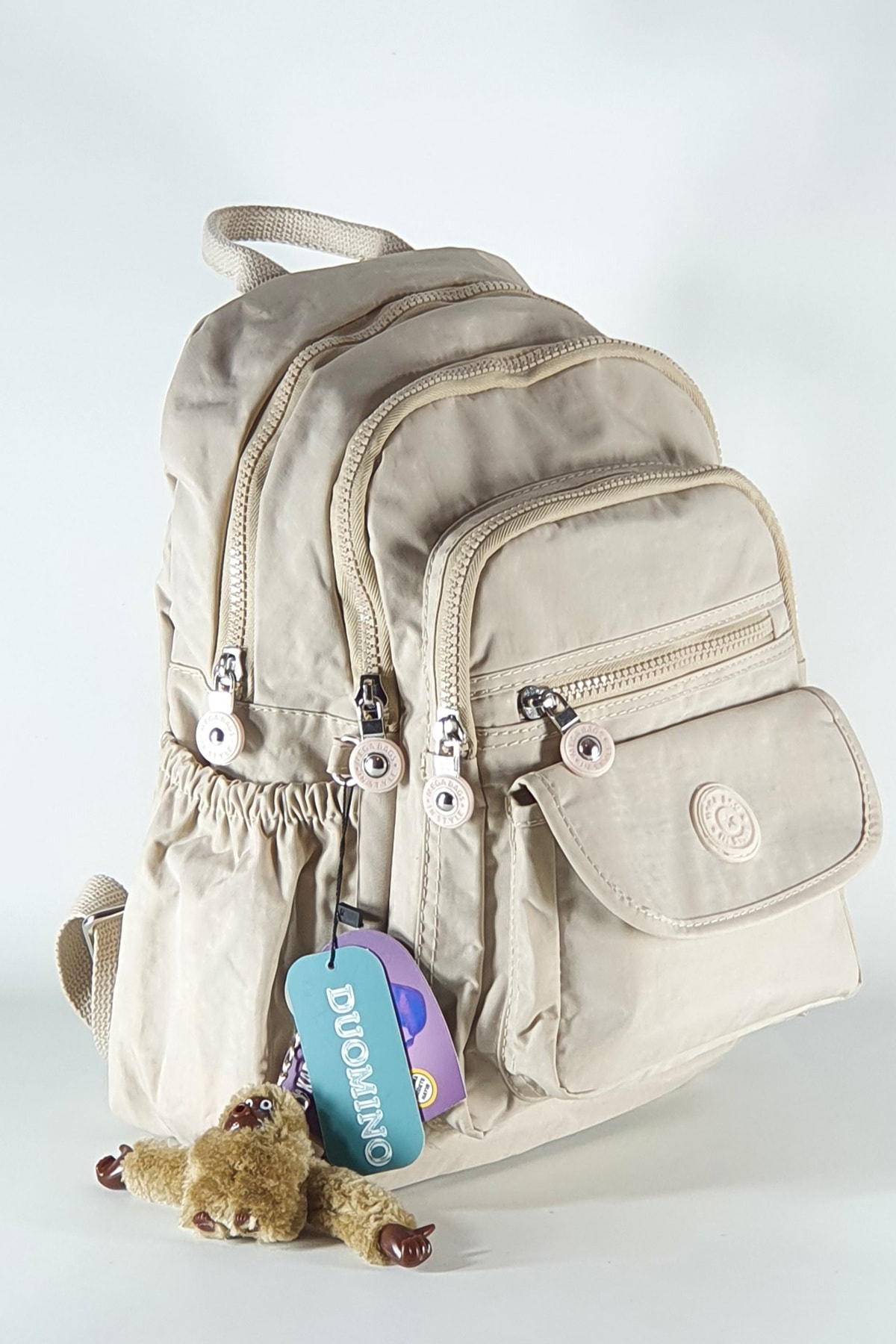 کوله پشتی زنانه بژ NEMO BAGS | nemobags255 اورجینال - تصویر 8