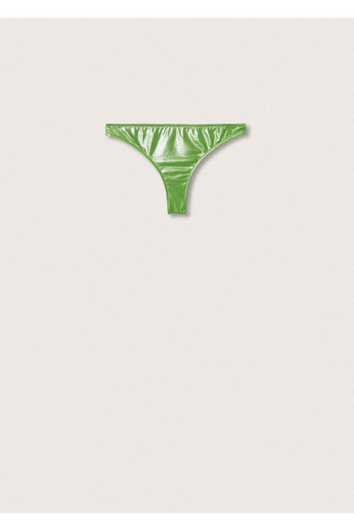 MANGO Woman-Partea de jos de bikini metalica 2