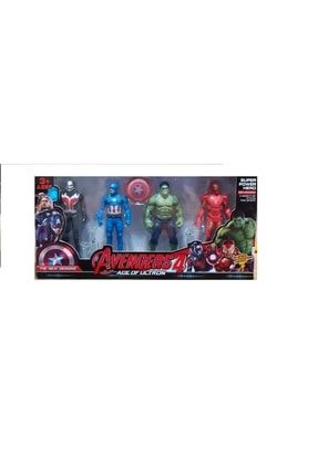 Yenilmezler Seti Hulk Kaptan Amerika Demir Adam Antman 4lü TYC00502902516