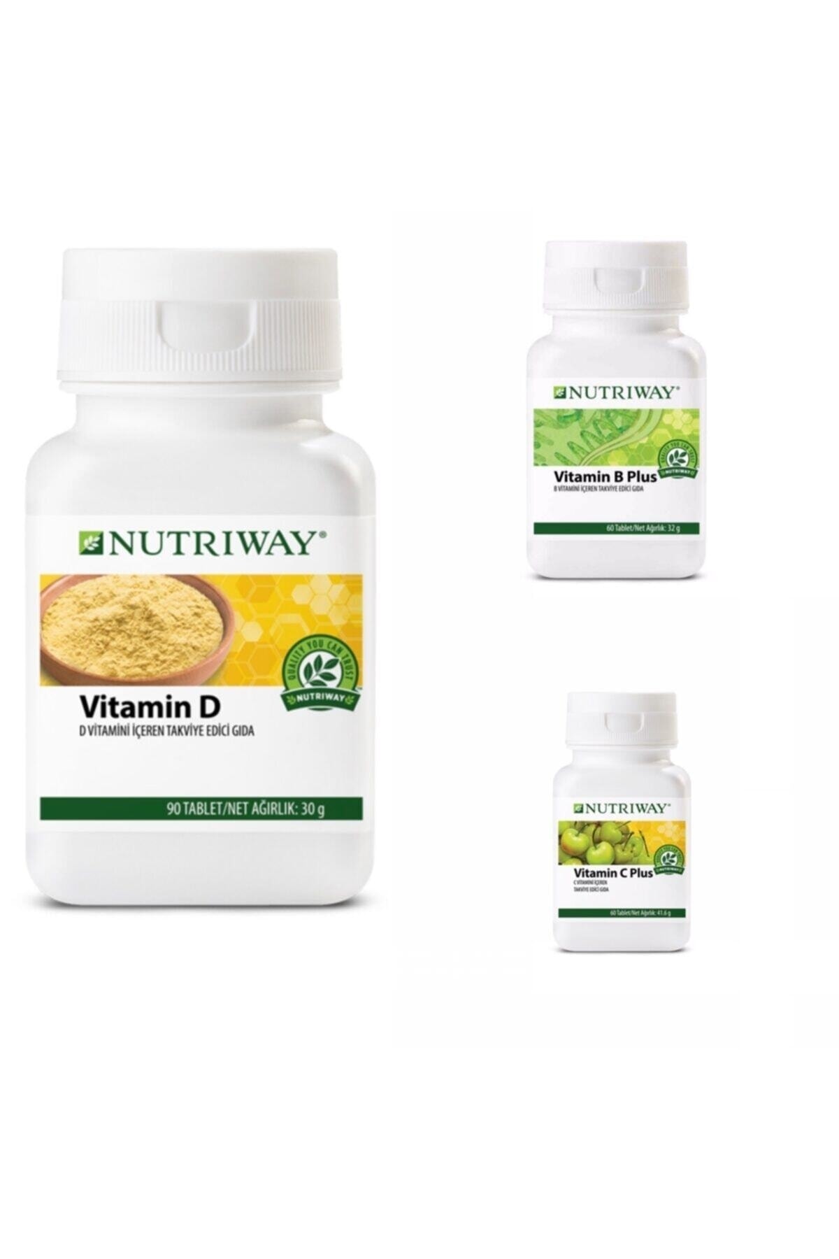 Nutriway Amway Bağışıklık Sistemi Güçlendirici Vitamin Seti (b-c-d)