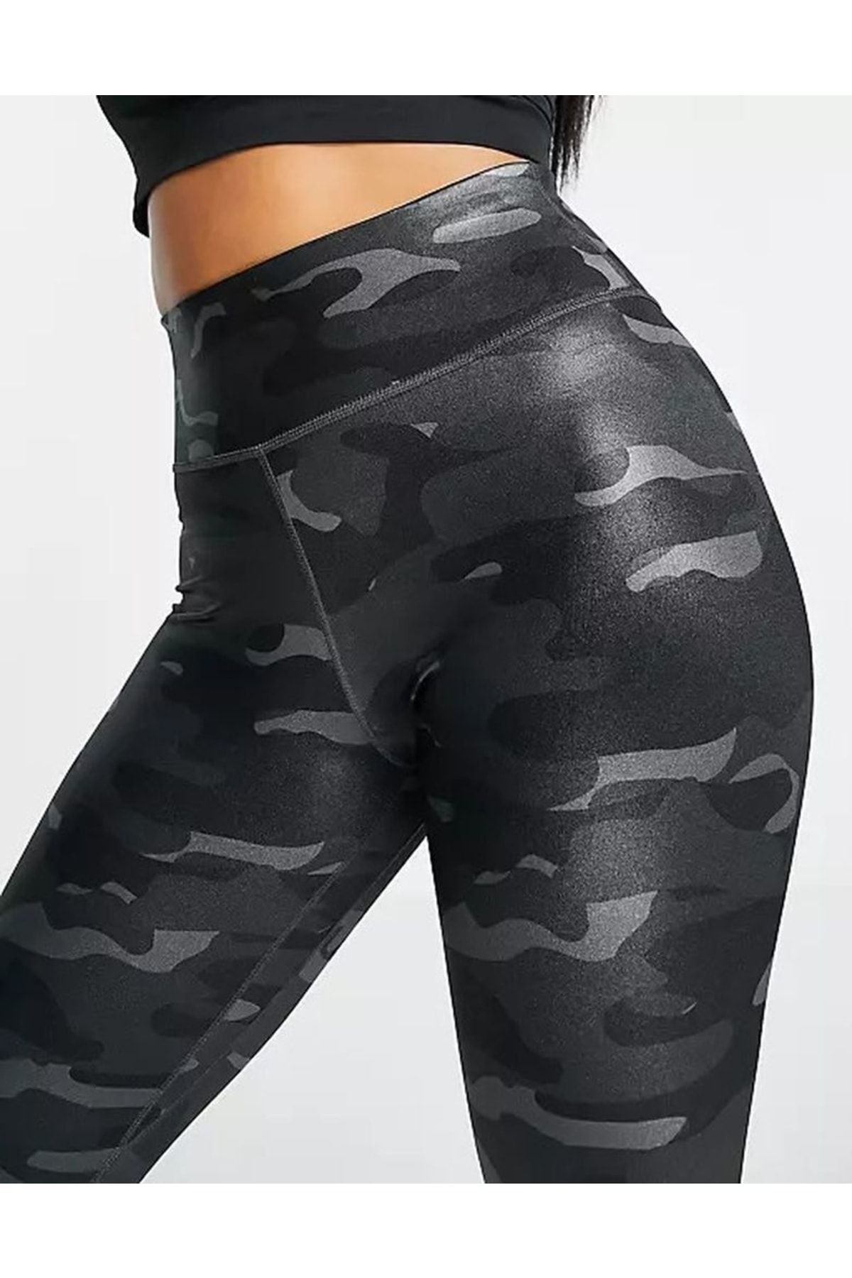 Nike Dri-FIT One Women's Mid-Rise Camo Leggings Smoke Grey DD4559-070  X-Large 
