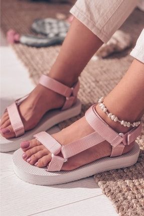 Kadın Pembe Spor Sandalet Relax Colar TYC00500320160