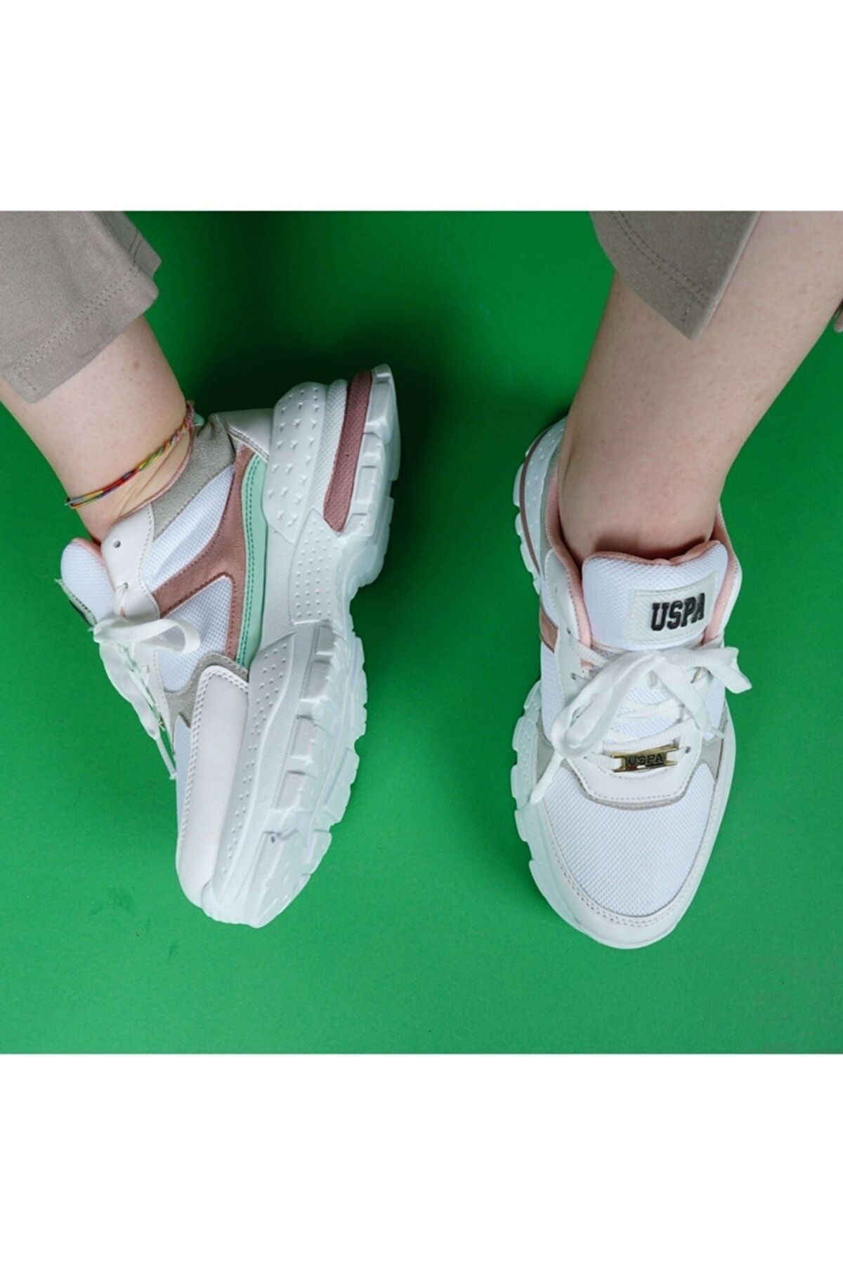 U.S. Polo Assn. White Shoes Sneaker Sports Shoes Trendyol