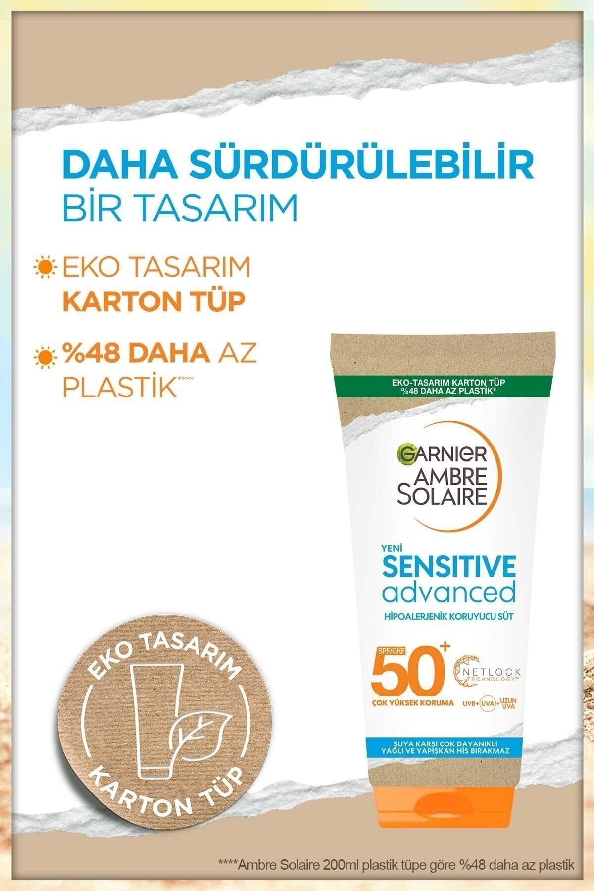 Keyonline -- Ambre Solaire Sensitive Advanced Güneş Koruyucu Süt Gkf50.. 200ml