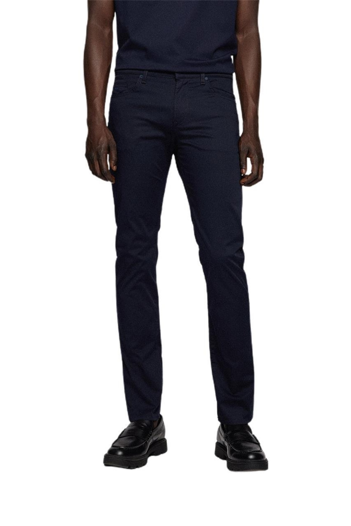 Hugo Boss Streç Pamuklu Saten Denim Slim Fit Erkek Jean