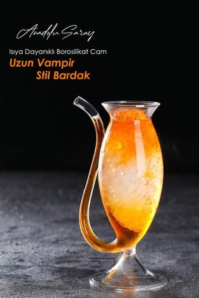 Isıya Dayanıklı Borosilikat Uzun Vampir Bardak | Kahve Ve Sunum Bardağı | Borosilikat Bardak Uzun.Vampir.Bardaki