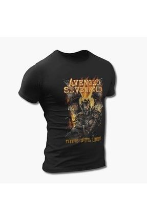 Avenged Sevenfold T-shirt, Avenged Sevenfold Pinkpop Festival Siyah Tişört 590203201960
