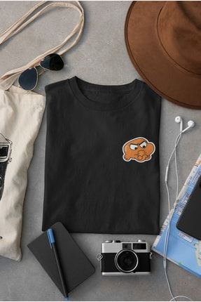 Unisex Siyah Dijital Baskılı Kısa Kollu Gumball-darwin Tasarım Oversize T-shirt sheesh-7