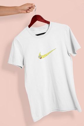 Unisex Beyaz Dijital Baskılı Kısa Kollu Süngerbob Tasarım Oversize T-shirt sheesh-141
