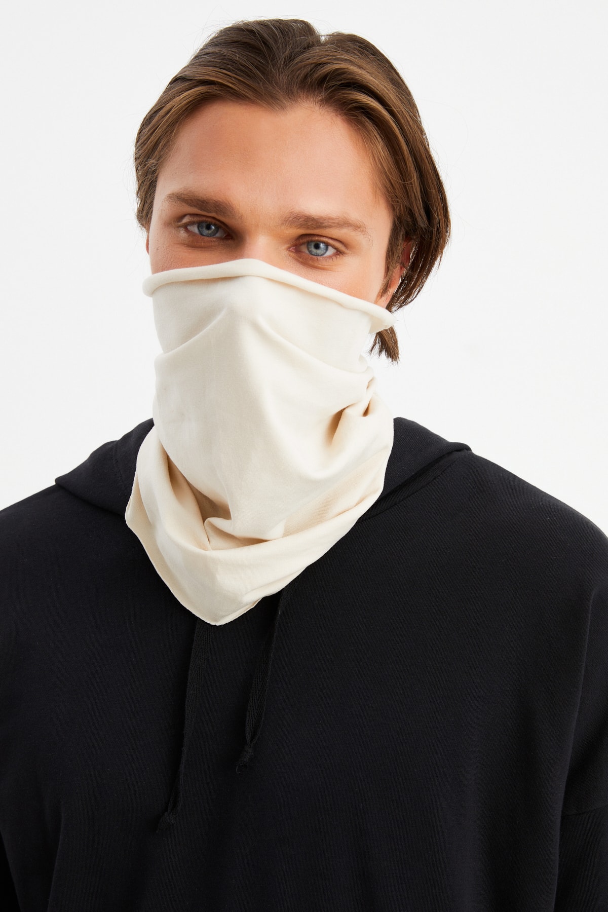 Erkek 4 Fonksiyonlu Koruyucu Pamuklu, Esnek, Terletmez, Bandana, Boyunluk, Buff, Maske 4