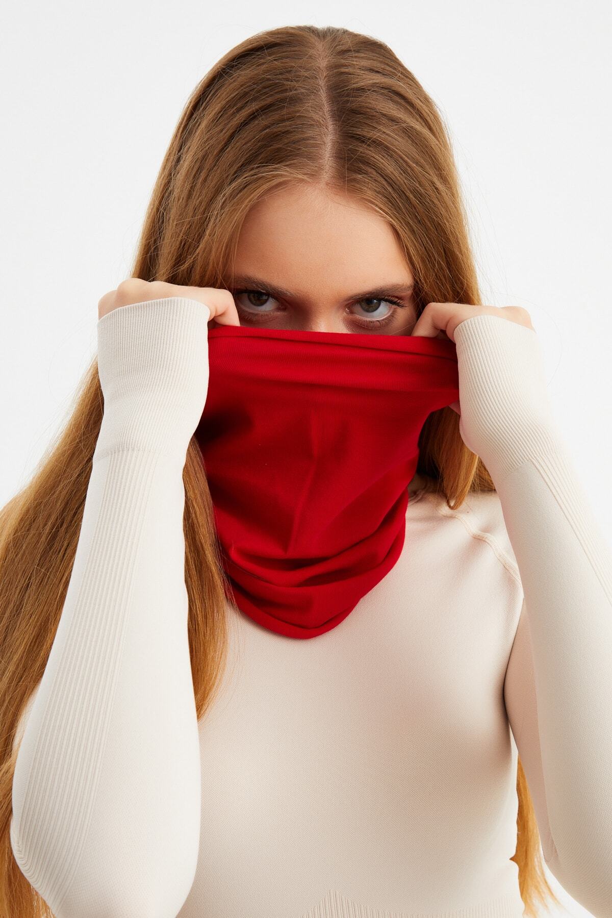 Kadın 4 Fonksiyonlu Koruyucu, Pamuklu, Esnek, Terletmez, Bandana, Boyunluk, Buff, Maske 9