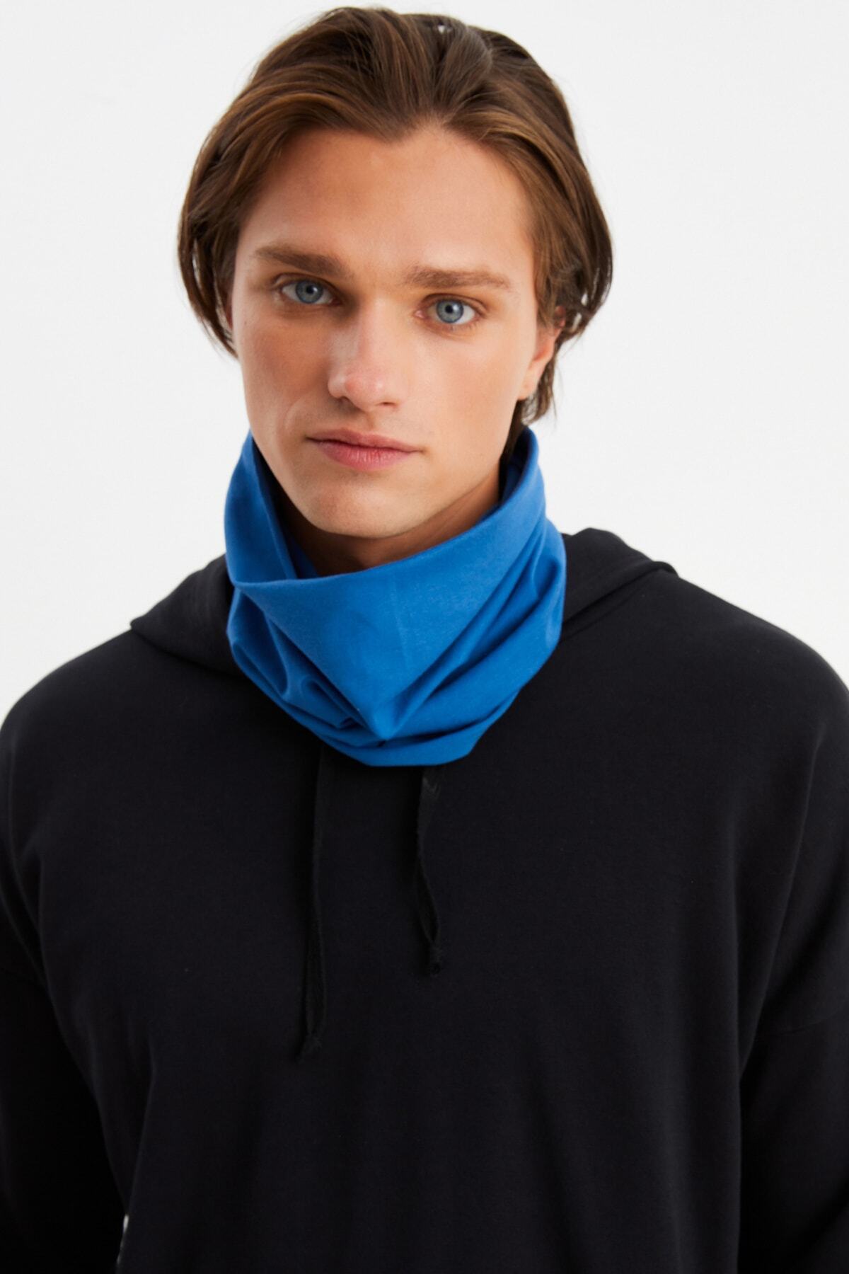 Erkek 4 Fonksiyonlu Koruyucu Pamuklu, Esnek, Terletmez, Bandana, Boyunluk, Buff, Maske 3