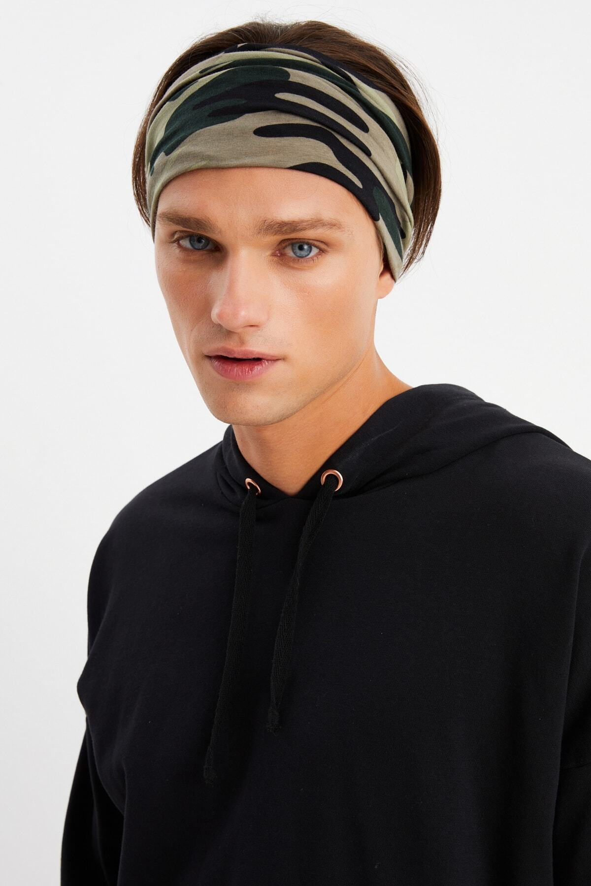 Erkek 4 Fonksiyonlu Koruyucu Pamuklu, Esnek, Terletmez, Bandana, Boyunluk, Buff, Maske 7