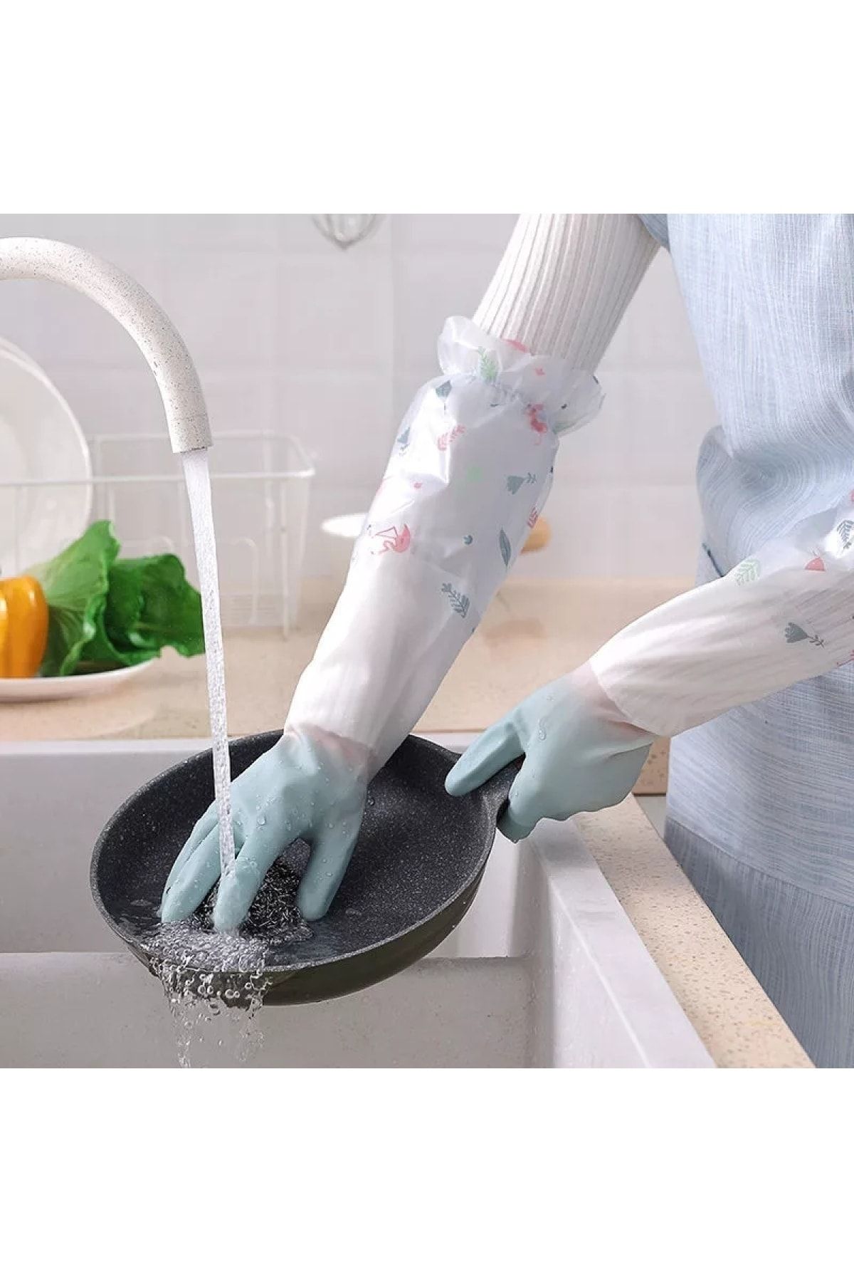 Hand gloves for household cleaning store