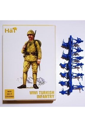 1/72 Scale Birinci Dünya Savaşı Serisi Türk Piyadeleri Maket Figür 8070