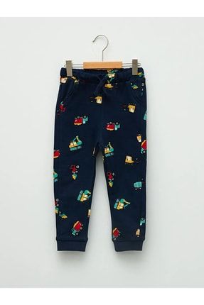 Beli Lastikli Baskılı Erkek Bebek Jogger Pantolon S2EN43Z1