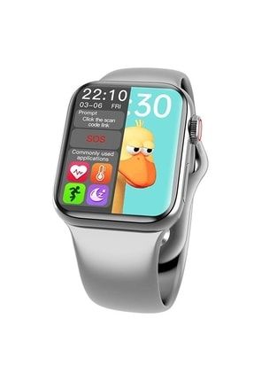 Hw16 Smart Watch Akıllı Saat Aktif Buton Beyaz 345675
