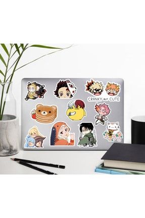 Anime Çizgi Film Laptop Notebook Tablet Etiket Sticker Set P2 HDSTCKR-2504