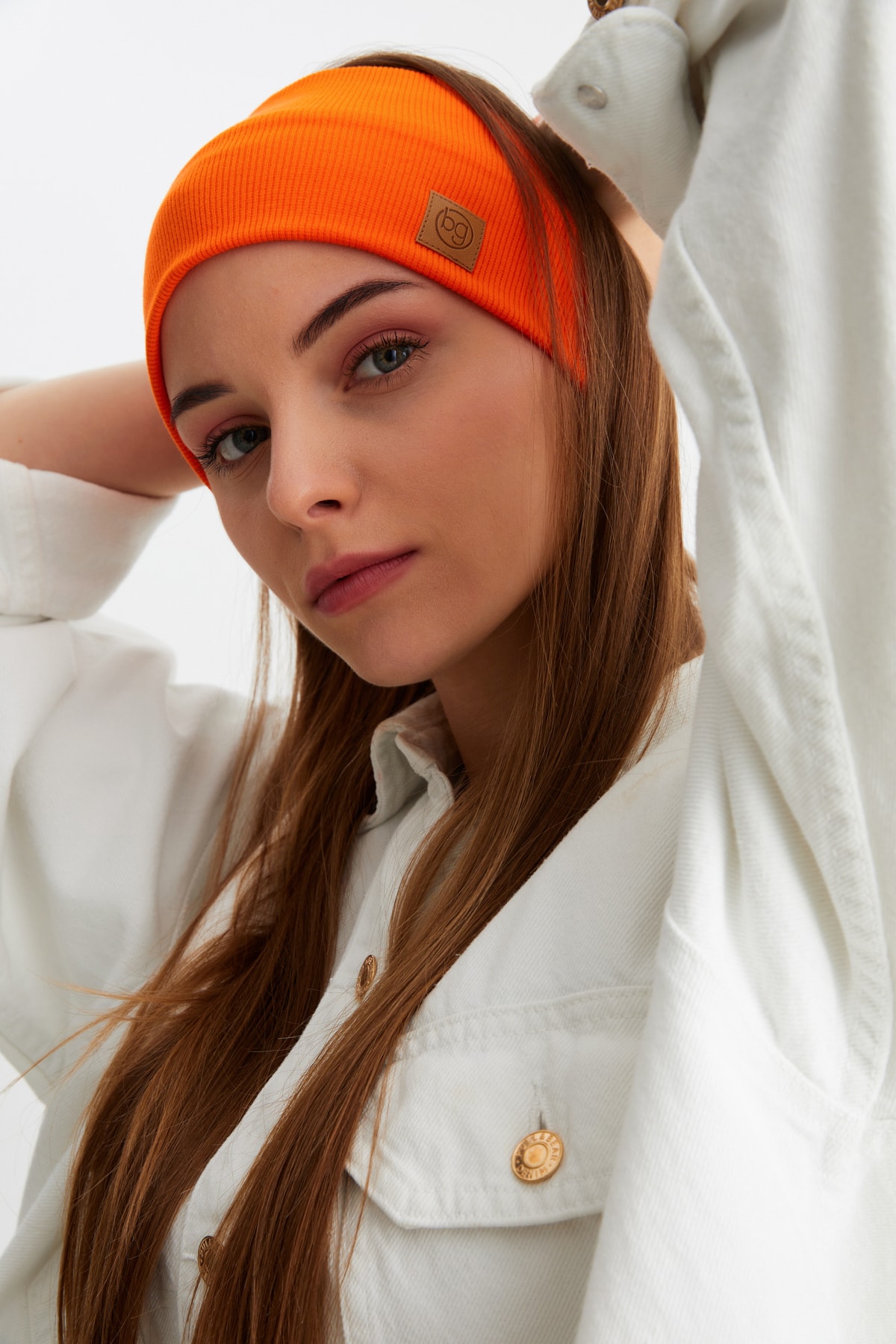 Kadın Pamuklu Kaşkorse, Kaymaz, Terletmez, Ultra Hafif, Spor Saç Bandı Bandana Buff 4