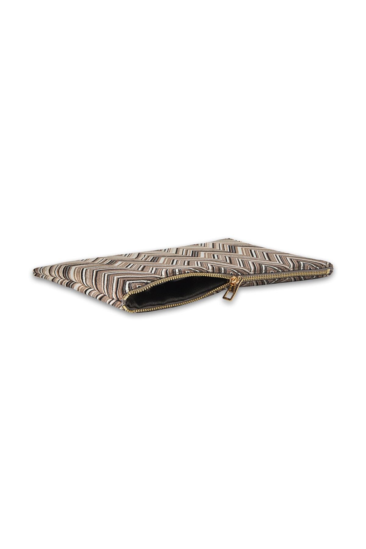 VIVION Zigzag Clutch Çanta görsel 2