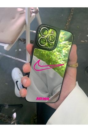 Iphone Xr Uyumlu Nike Desenli Aynalı Kılıf RNKEA4